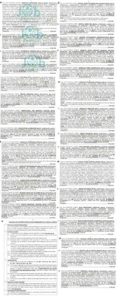 Fpsc Latest Jobs