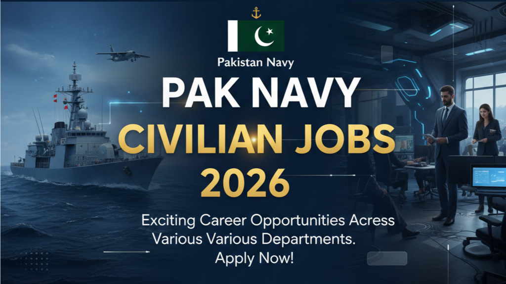 Pak Navy Civilian Jobs advertisement